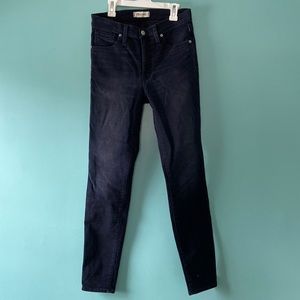 Size 27 Madewell 9” high rise skinny jeans